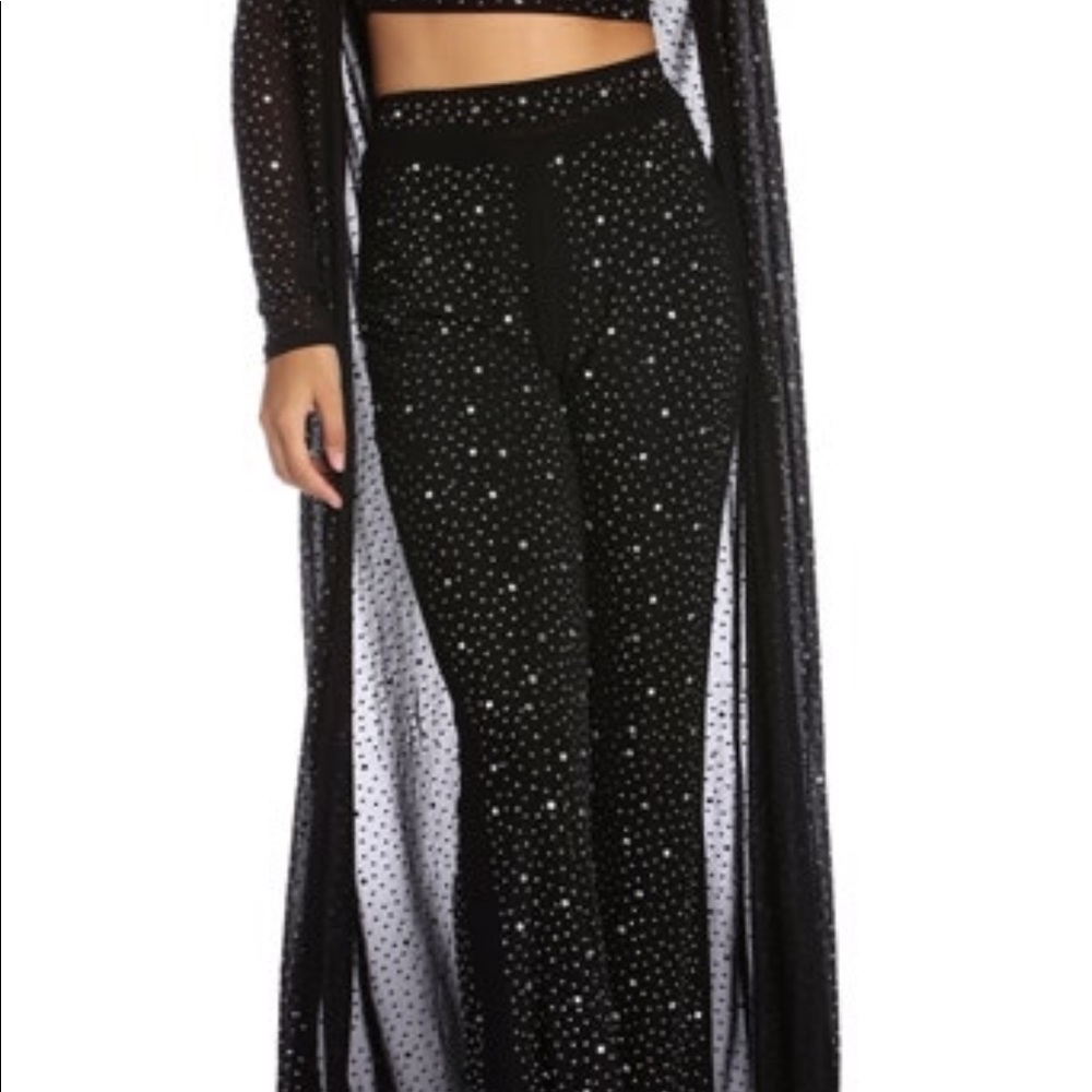 Rhinestone 2 Piece Outfit